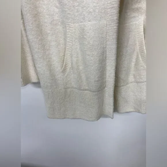 Barefoot Dreams CozyChic Lite Open Front Hooded Cardigan Size Medium - Picture 5 of 8